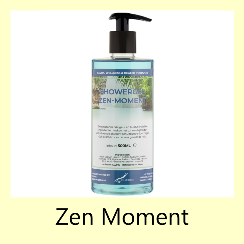 Showergel Zen Moment 500 ml met Pomp