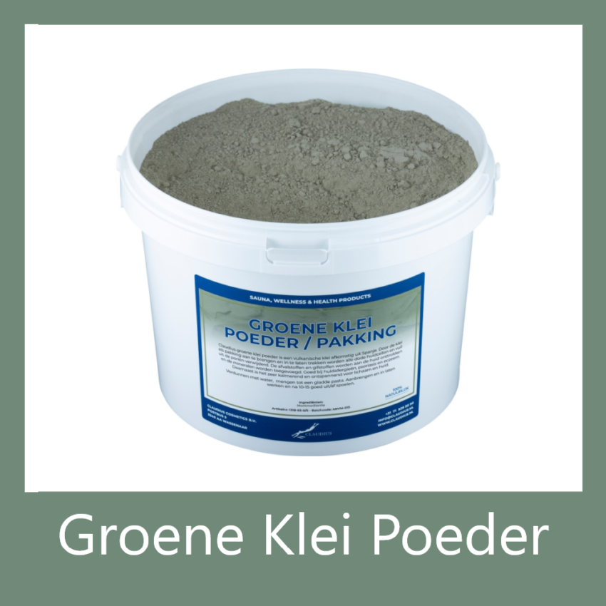 Groene klei Poeder 10 KG