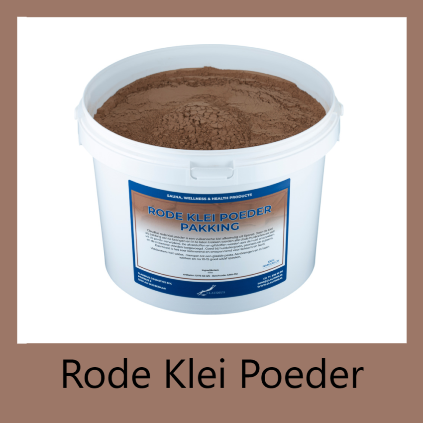 Rode klei Poeder 10 KG