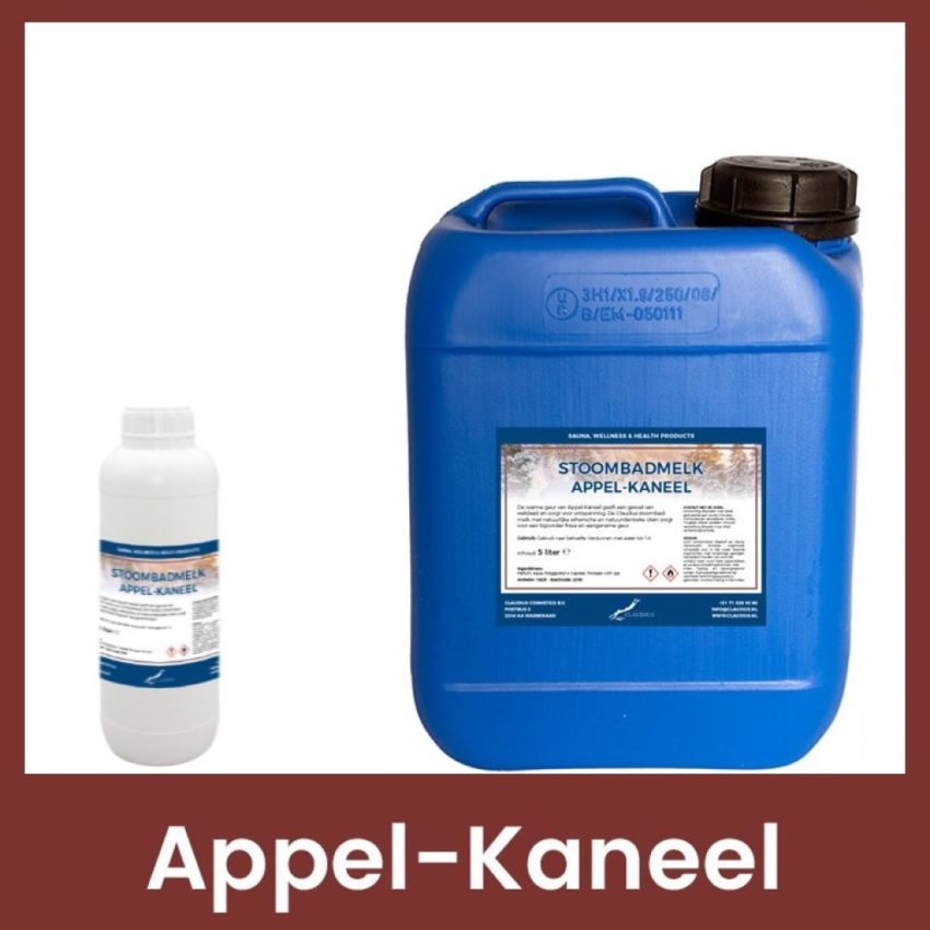 Stoombadmelk Appel Kaneel 1 + 5 liter