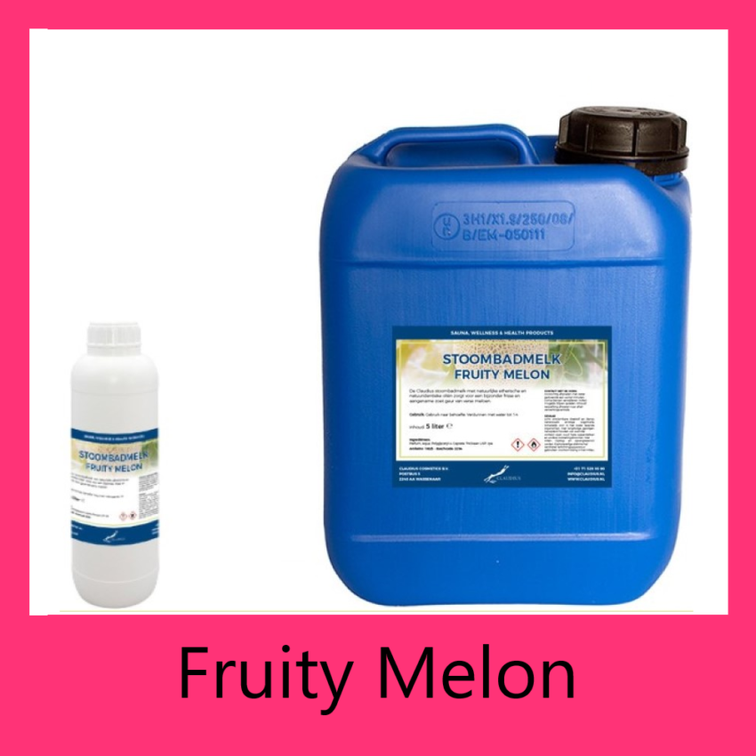 Stoombadmelk Fruity Melon 5 liter (roze)