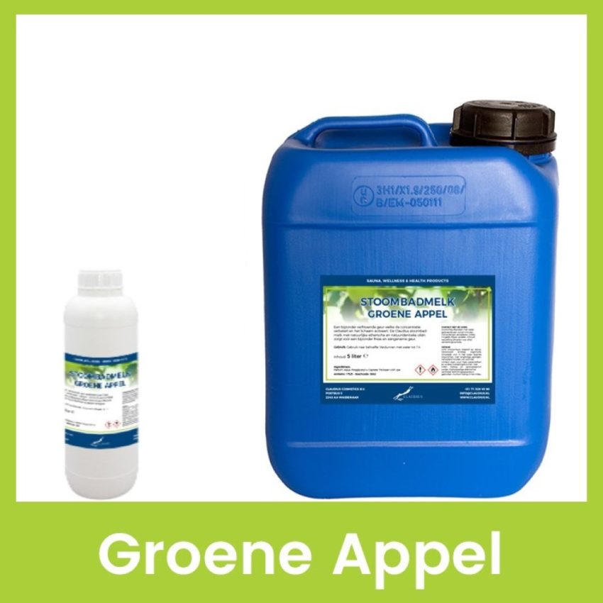 Stoombadmelk Groene appel 1 + 5 liter