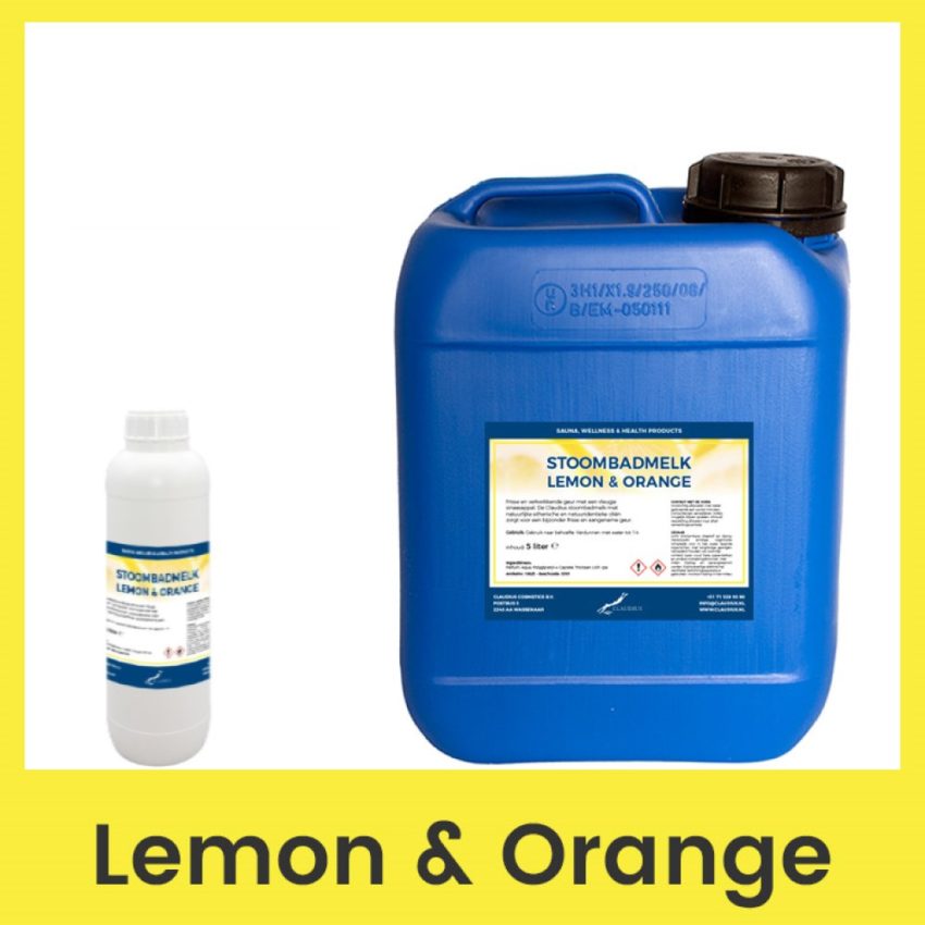 Stoombadmelk Lemon & Orange 1 + 5 liter