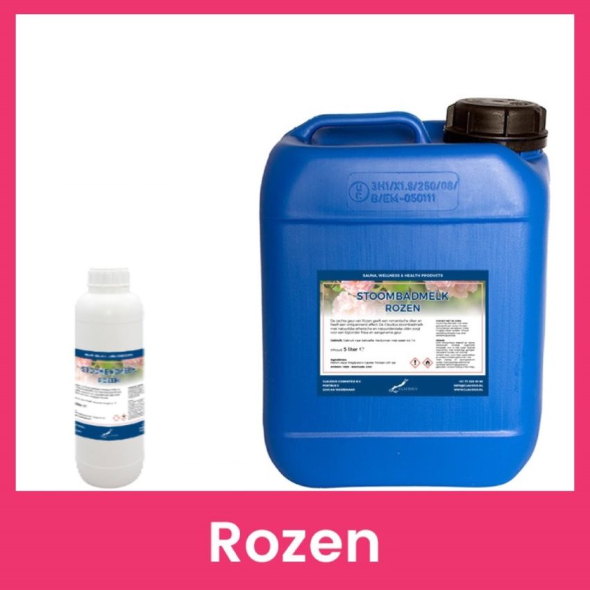 Stoombadmelk Rozen 1 + 5 liter